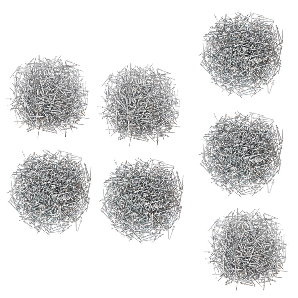 500 PACK DOME HEAD POP RIVETS OPEN BLIND STAINLESS STEEL 4.8mm 4.8x12mm