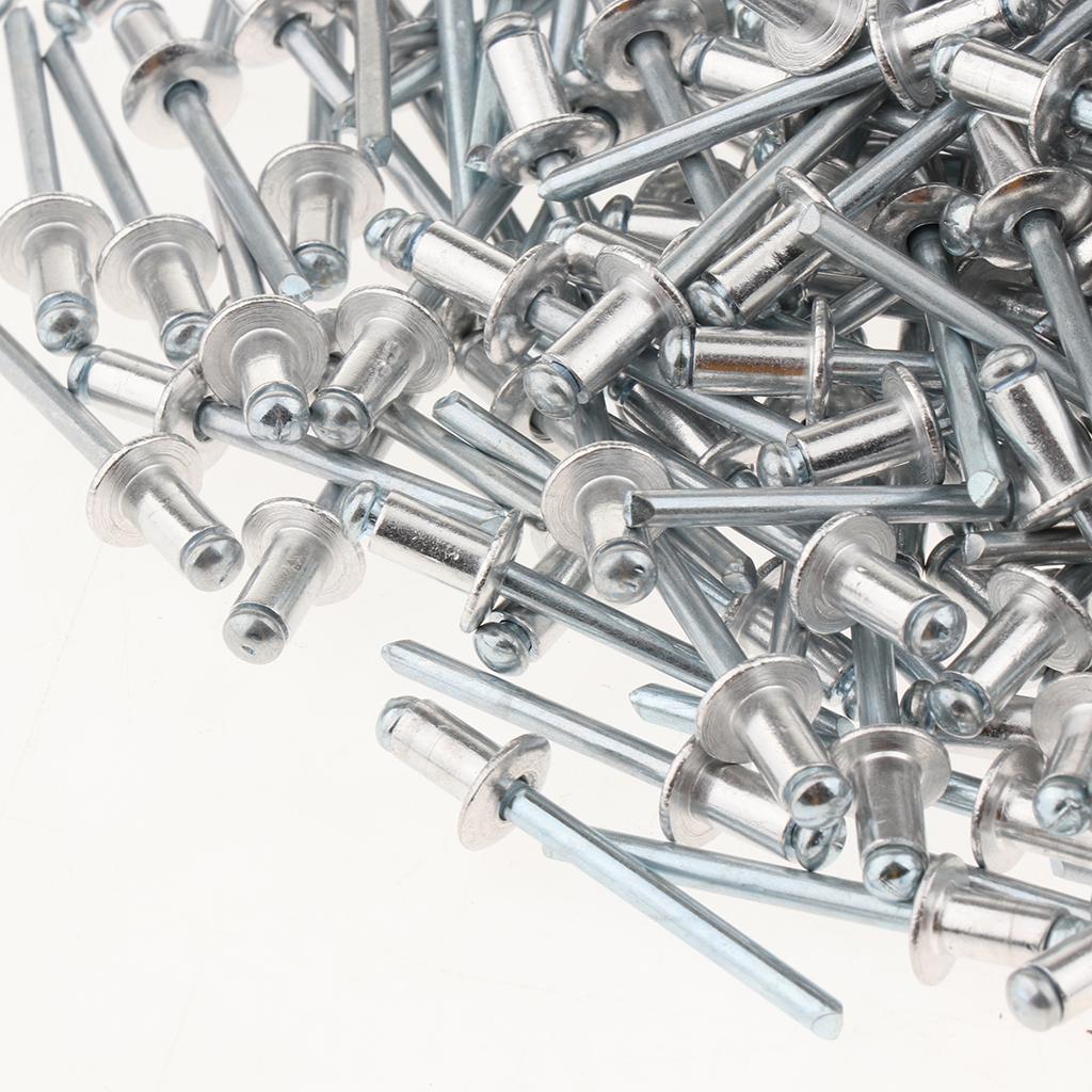 500 PACK DOME HEAD POP RIVETS OPEN BLIND STAINLESS STEEL 4.8mm 4.8x6mm