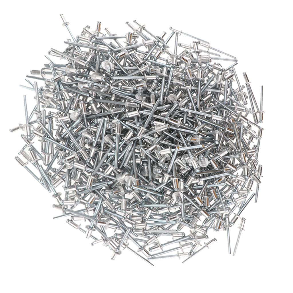 500 PACK DOME HEAD POP RIVETS OPEN BLIND STAINLESS STEEL 4.8mm 4.8x6mm