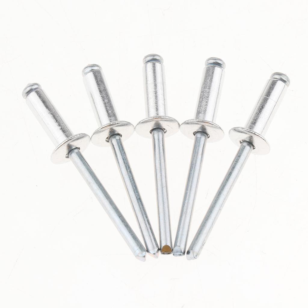 500 PACK DOME HEAD POP RIVETS OPEN BLIND STAINLESS STEEL 4.8mm 4.8x13mm