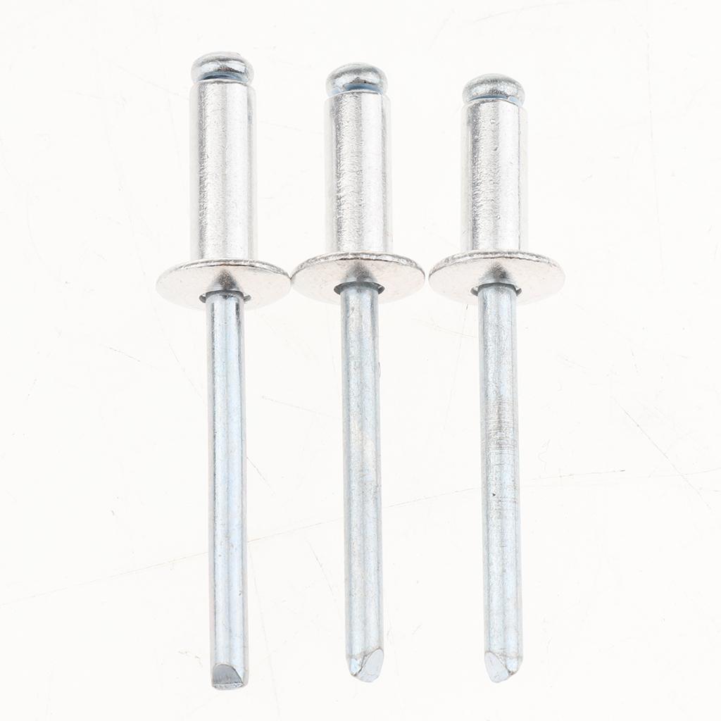 500 PACK DOME HEAD POP RIVETS OPEN BLIND STAINLESS STEEL 4.8mm 4.8x13mm