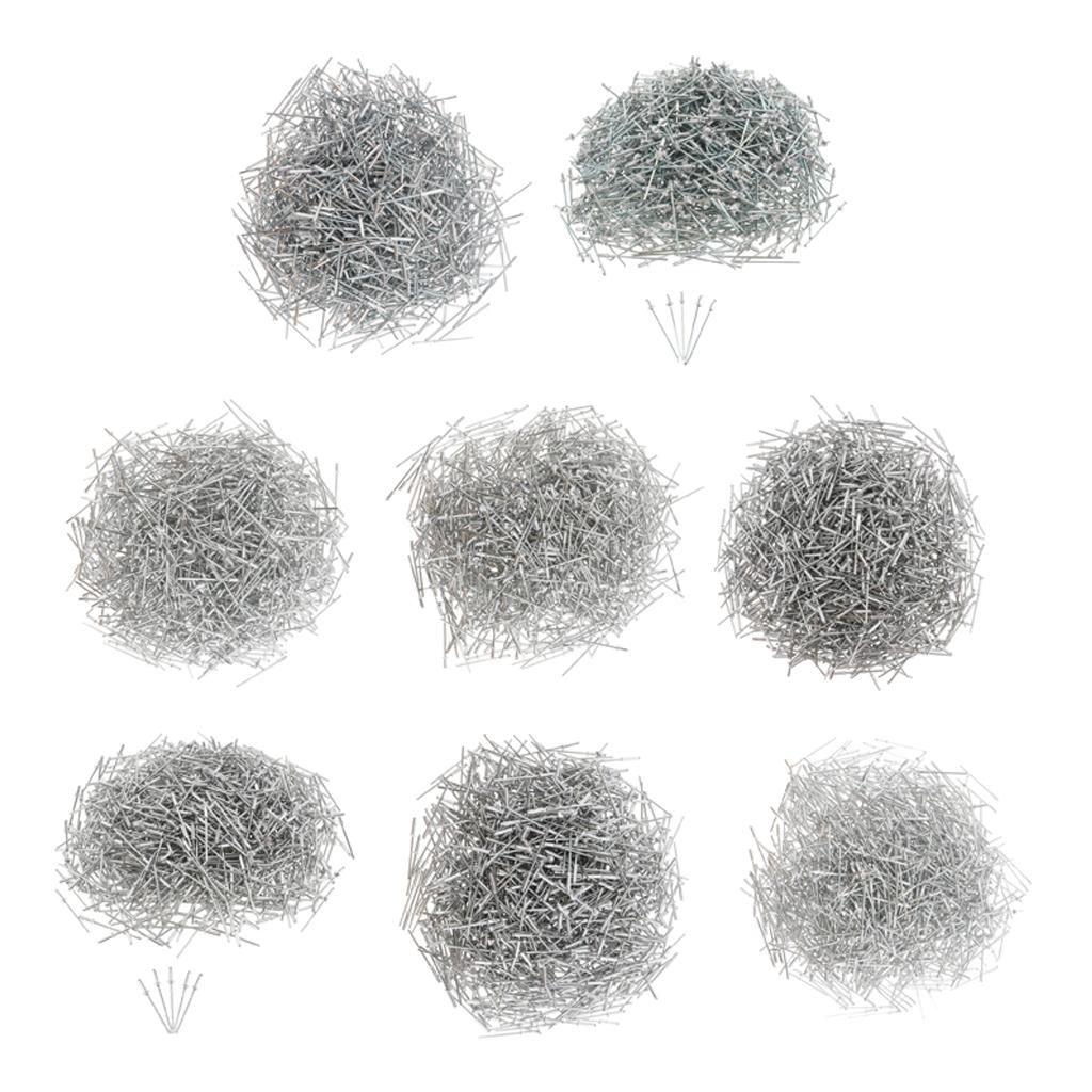 1000 PACK DOME HEAD POP RIVETS OPEN BLIND STAINLESS STEEL 2.4mm 2.4x4mm