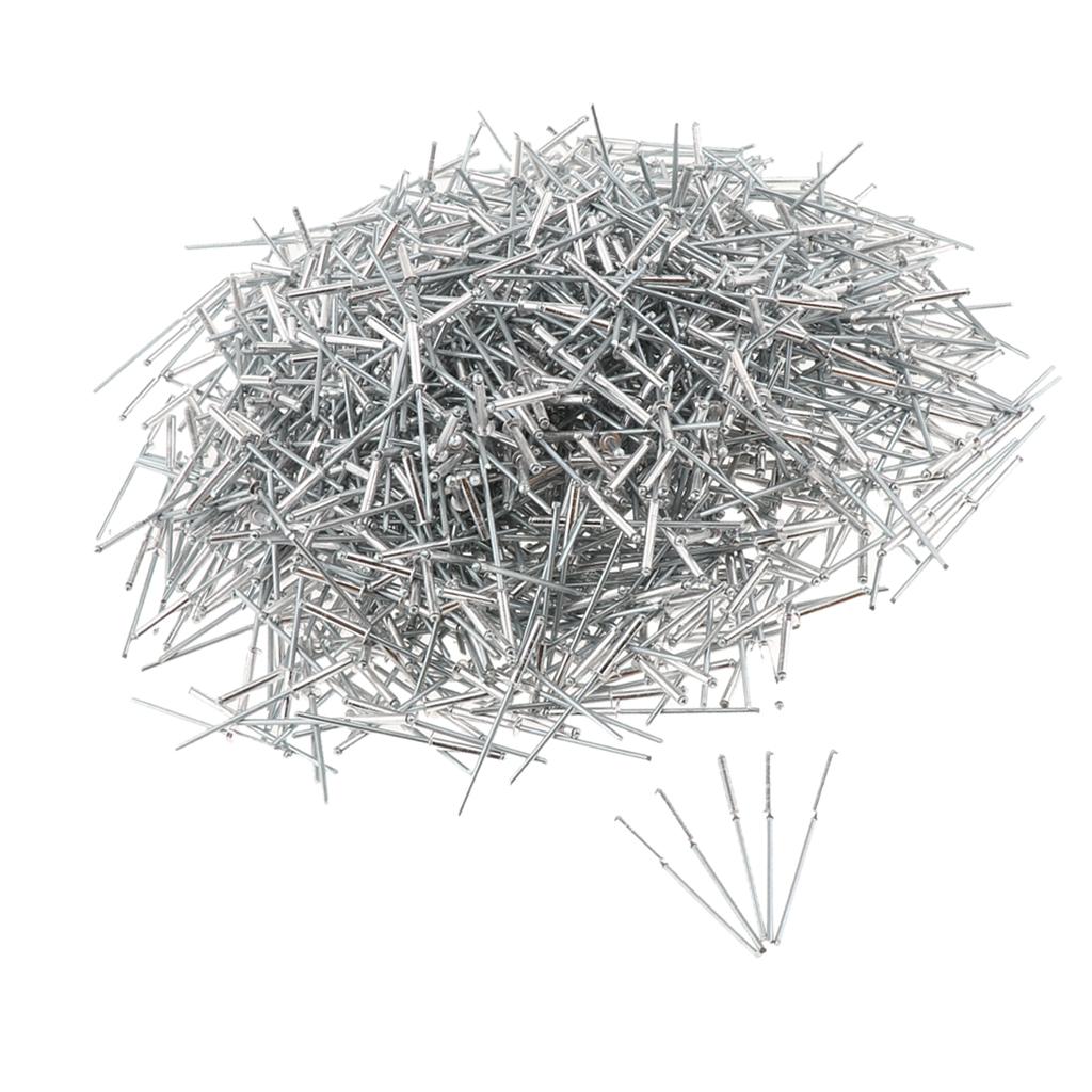 1000 PACK DOME HEAD POP RIVETS OPEN BLIND STAINLESS STEEL 2.4mm 2.4x14mm