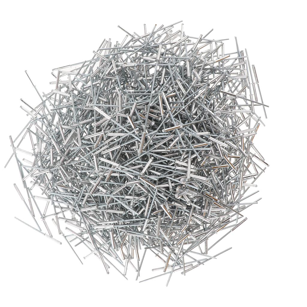 1000 PACK DOME HEAD POP RIVETS OPEN BLIND STAINLESS STEEL 2.4mm 2.4x14mm