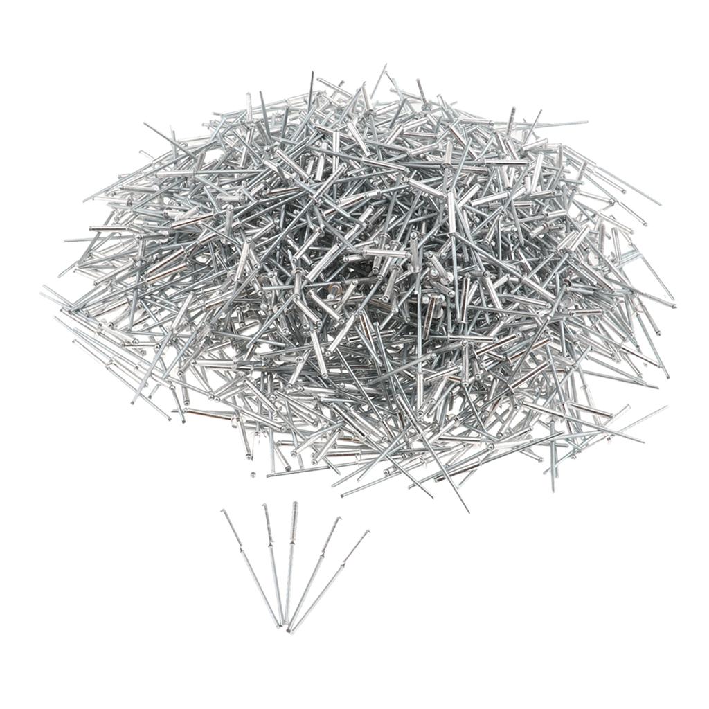 1000 PACK DOME HEAD POP RIVETS OPEN BLIND STAINLESS STEEL 2.4mm 2.4x14mm