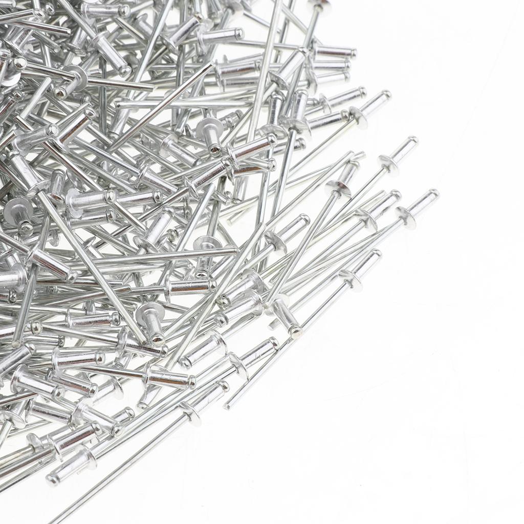 1000 PACK DOME HEAD POP RIVETS OPEN BLIND STAINLESS STEEL 2.4mm 2.4x6mm