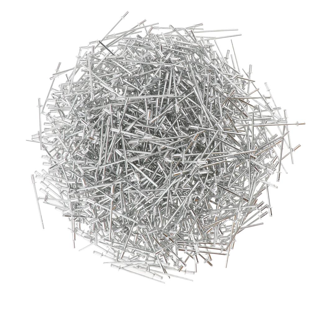 1000 PACK DOME HEAD POP RIVETS OPEN BLIND STAINLESS STEEL 2.4mm 2.4x5mm