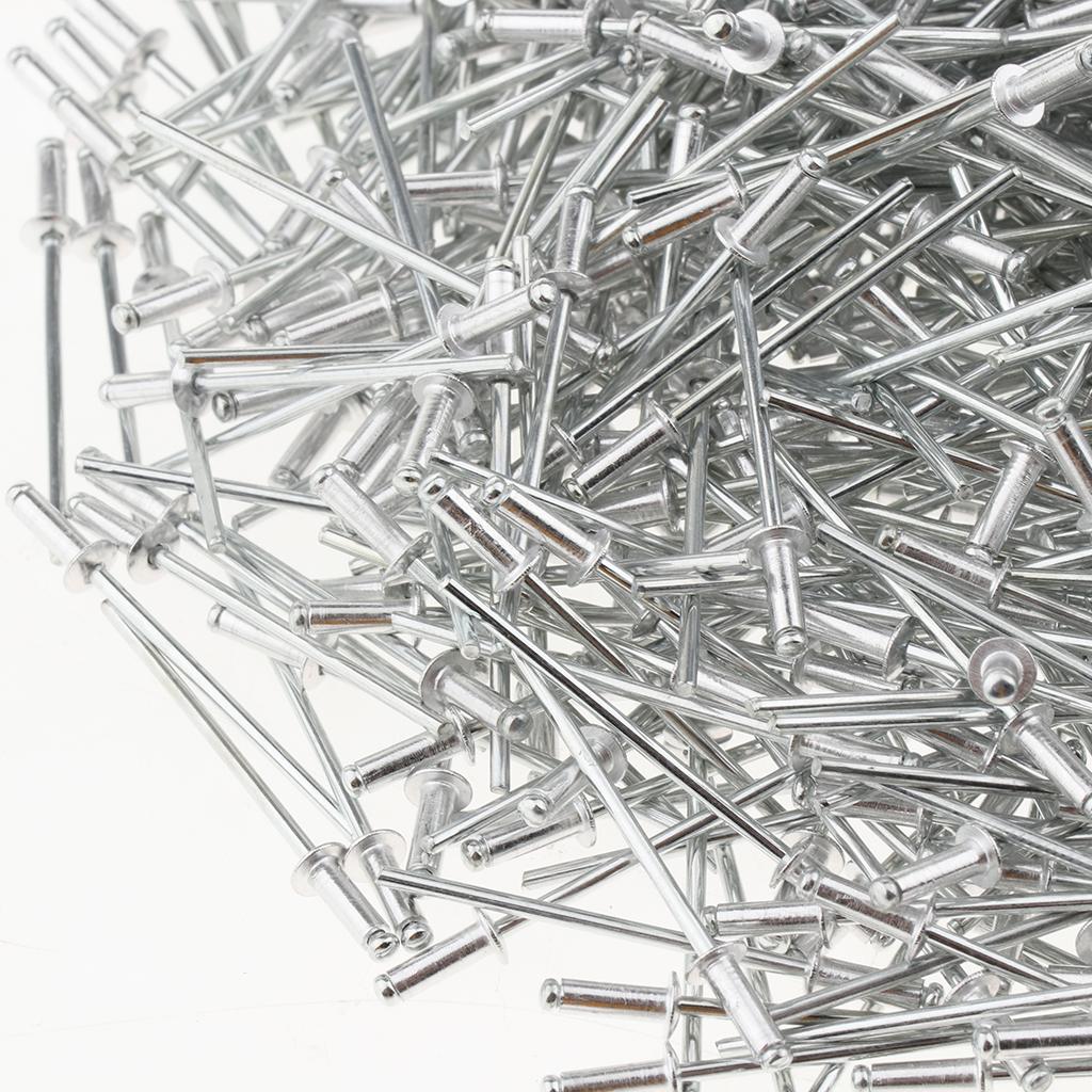 1000 PACK DOME HEAD POP RIVETS OPEN BLIND STAINLESS STEEL 2.4mm 2.4x7mm