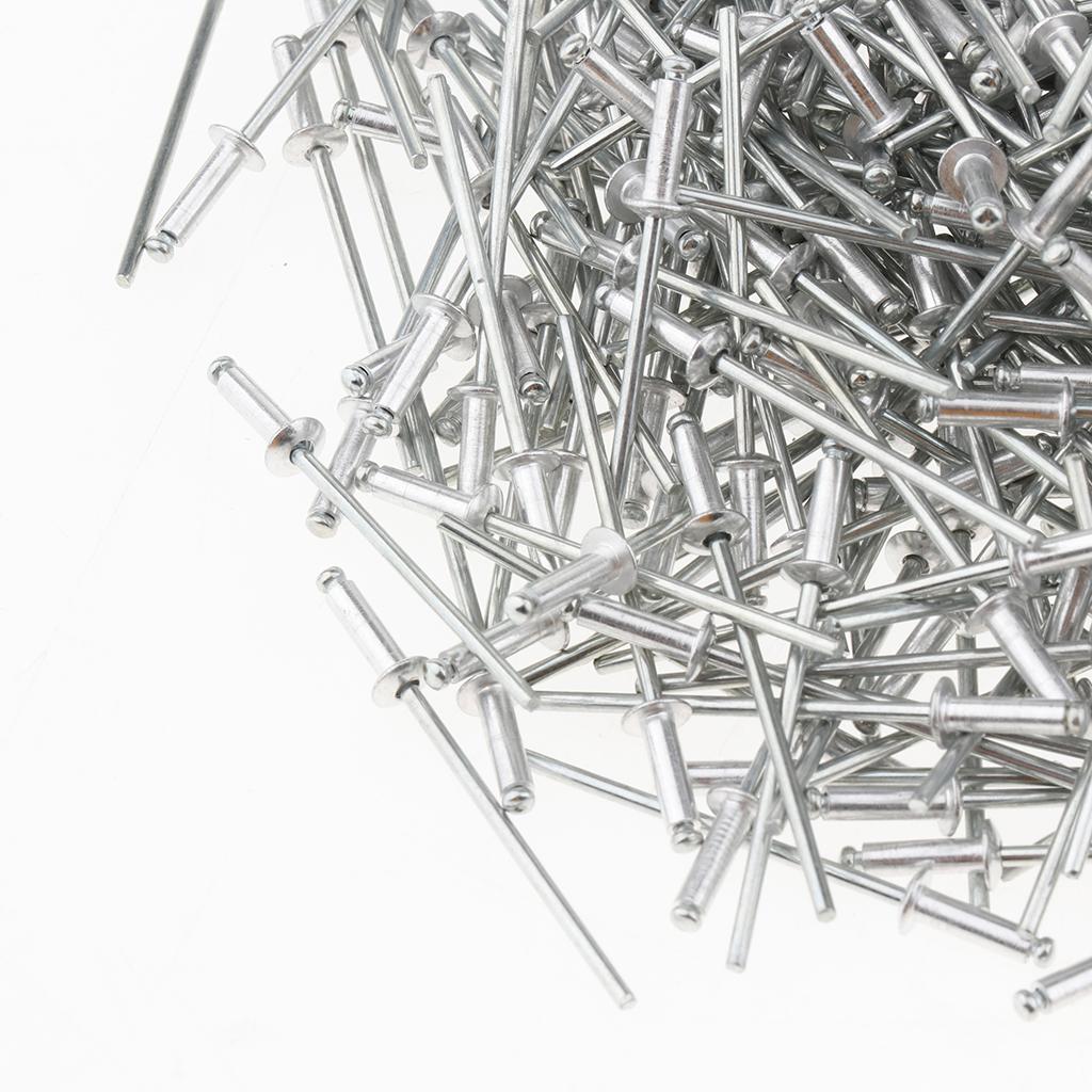 1000 PACK DOME HEAD POP RIVETS OPEN BLIND STAINLESS STEEL 2.4mm 2.4x8mm