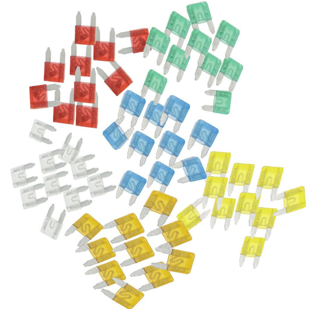 60PCS Auto Car Fuses Assortment Set Car Truck Mini Blade Fuse Replacement