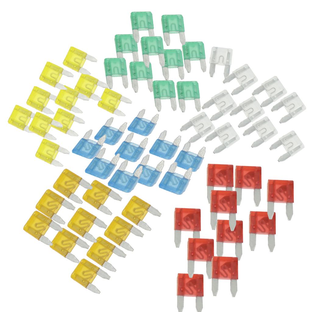 60PCS Auto Car Fuses Assortment Set Car Truck Mini Blade Fuse Replacement