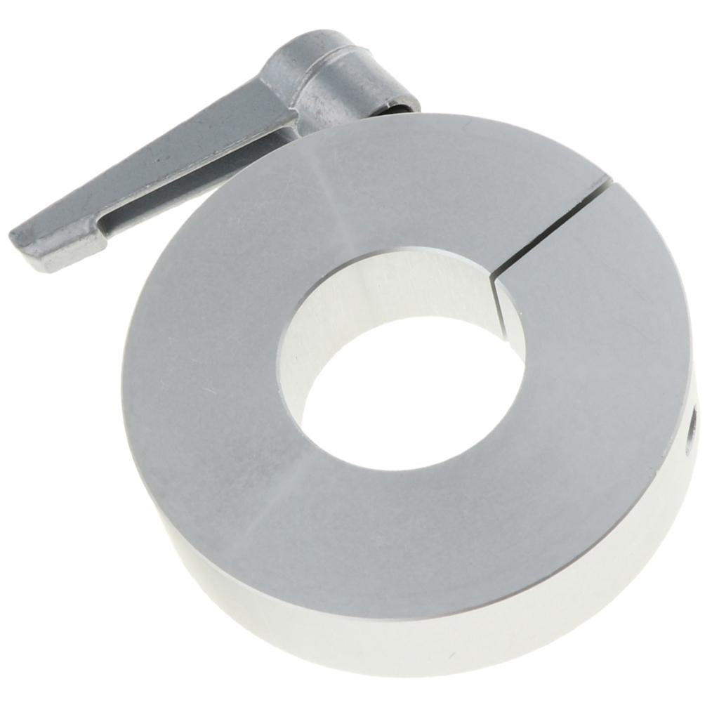 Aluminum Split Ring Stop Collar, Drill Bit Shaft Depth Stop with Handle 30mm