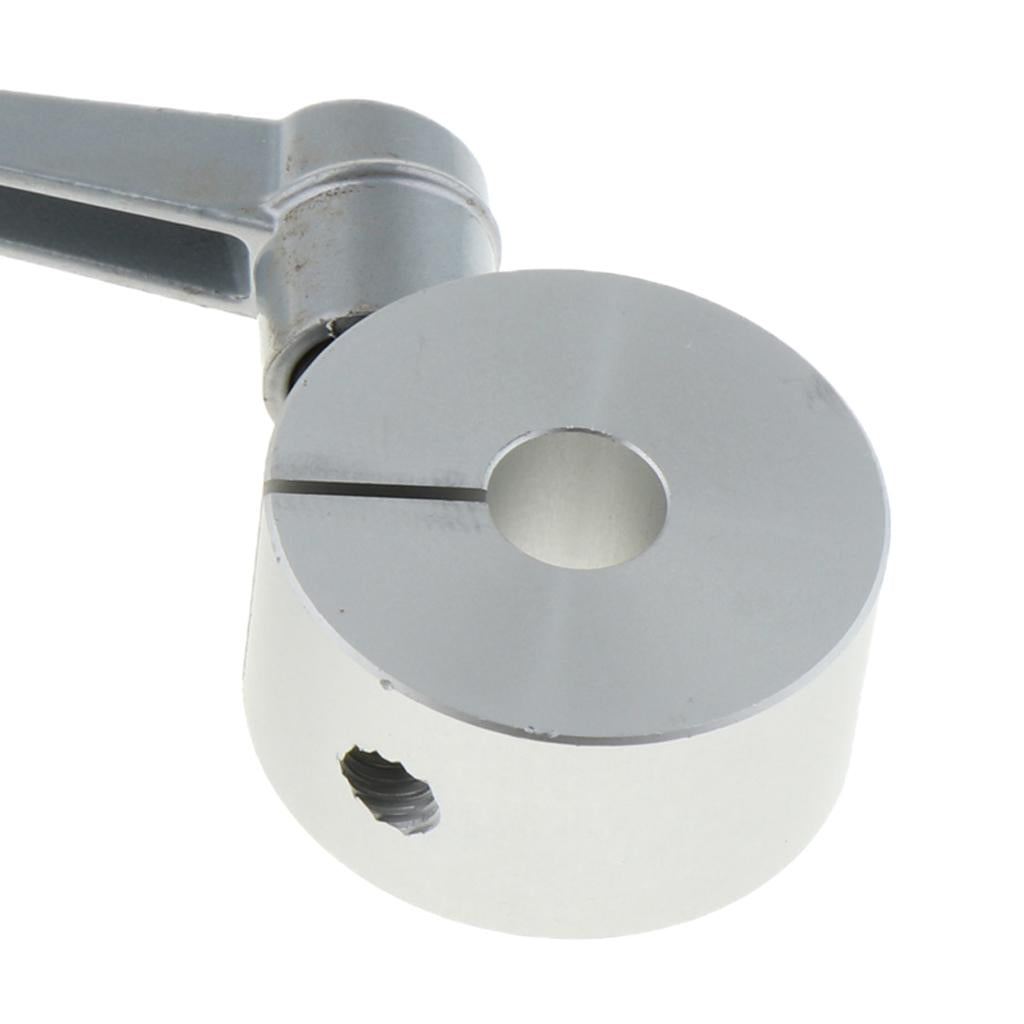 Aluminum Split Ring Stop Collar, Drill Bit Shaft Depth Stop with Handle 10mm