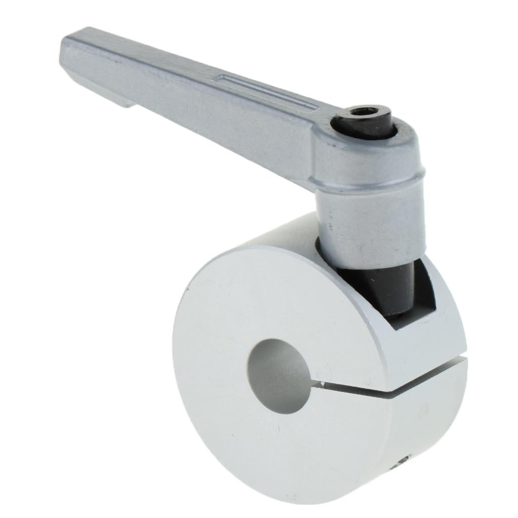 Aluminum Split Ring Stop Collar, Drill Bit Shaft Depth Stop with Handle 10mm