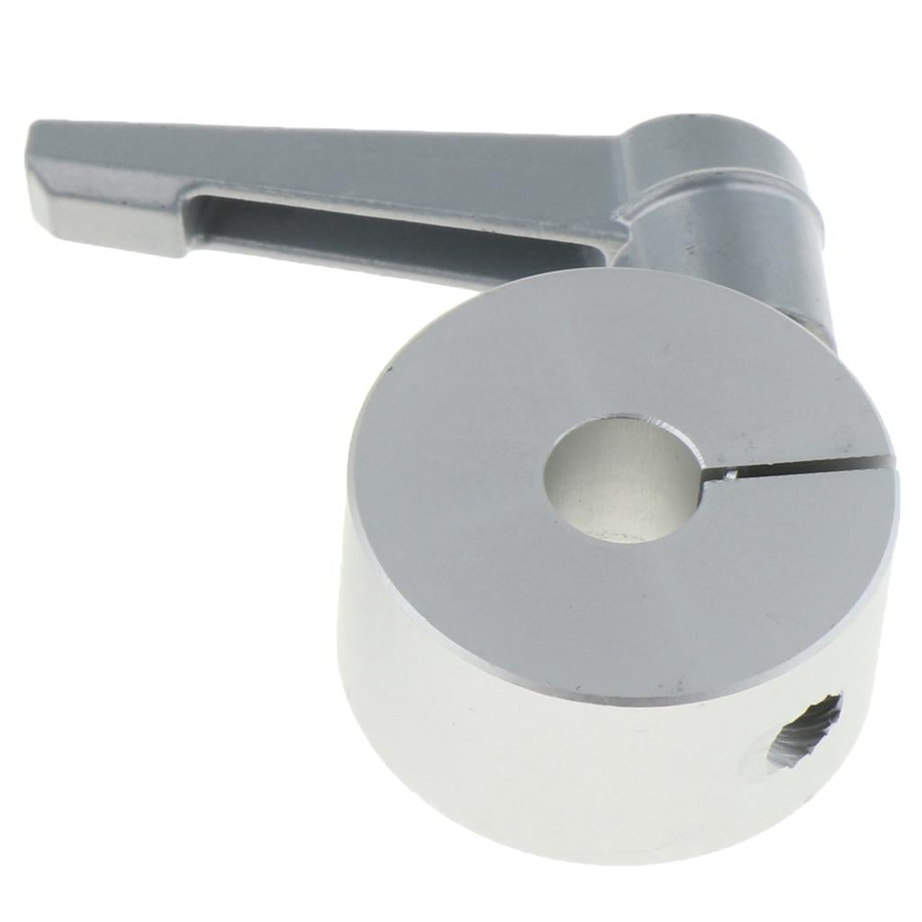 Aluminum Split Ring Stop Collar, Drill Bit Shaft Depth Stop with Handle 10mm