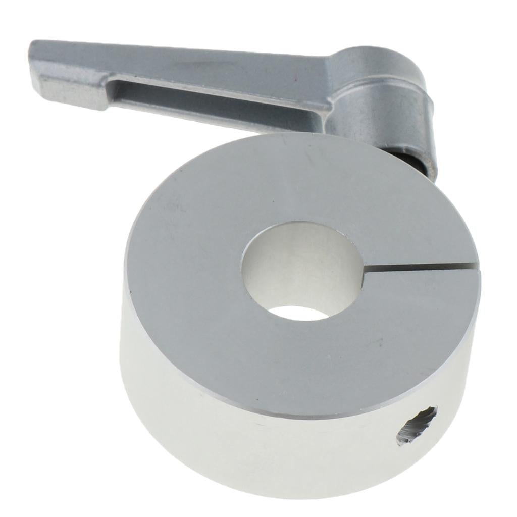 Aluminum Split Ring Stop Collar, Drill Bit Shaft Depth Stop with Handle 15mm