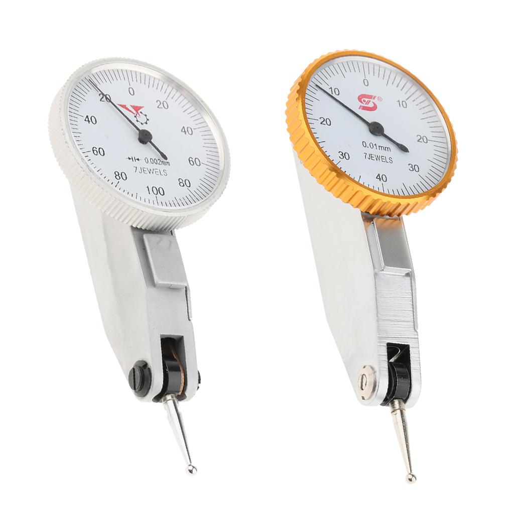 Precision Tool 0.01mm Accuracy Measureing Dial Indicator Gauge with Screw Accessories