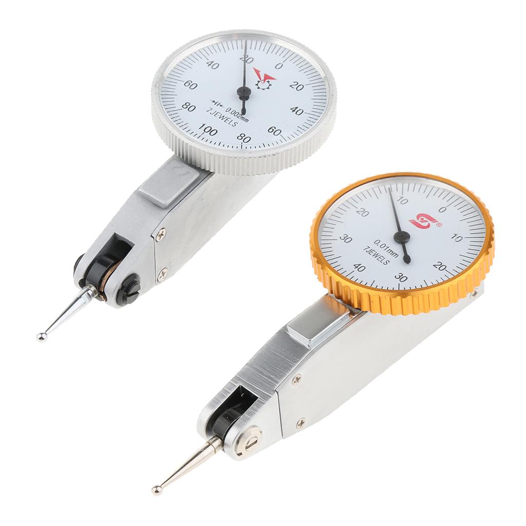 Precision Tool 0.01mm Accuracy Measureing Dial Indicator Gauge with Screw Accessories