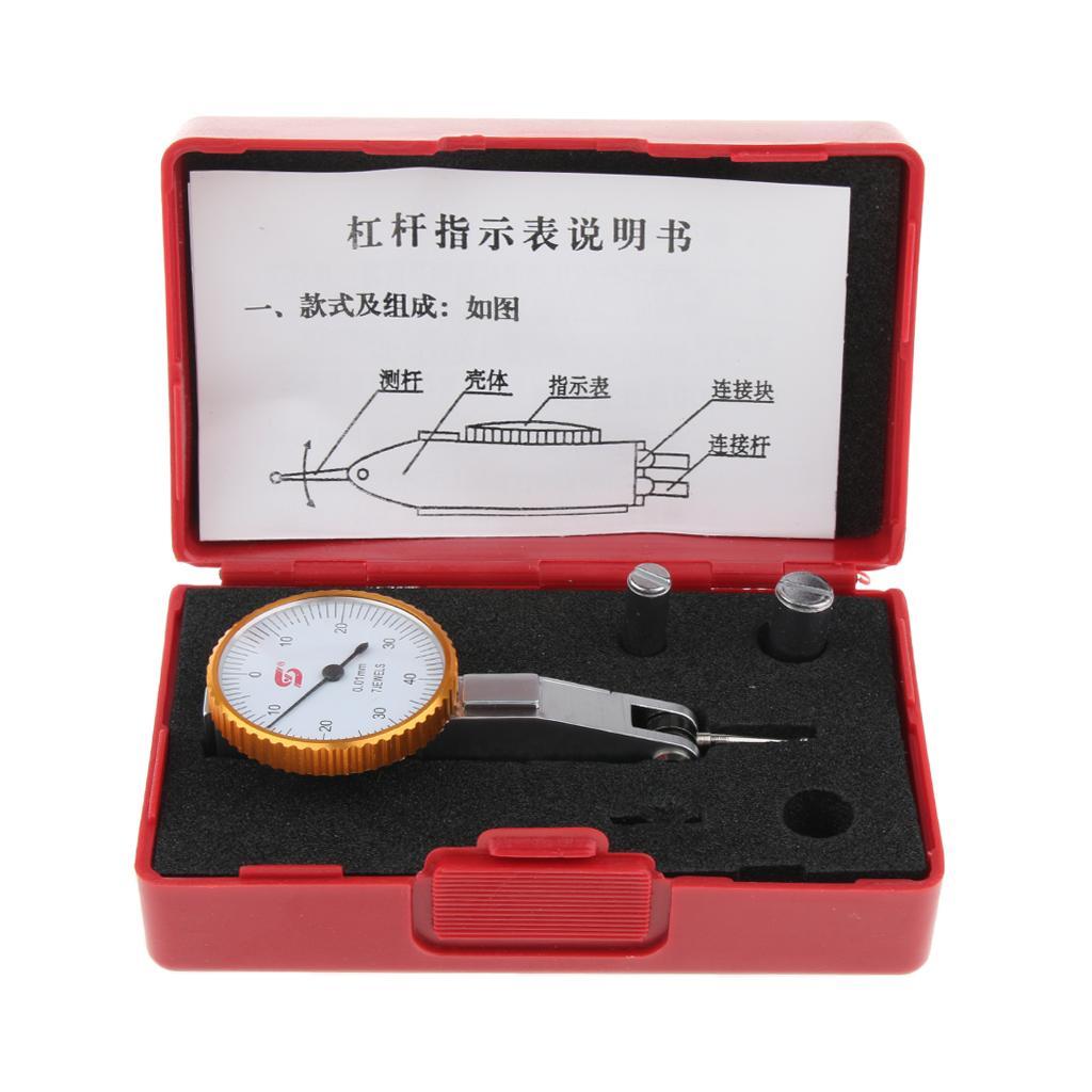 Precision Tool 0.01mm Accuracy Measureing Dial Indicator Gauge with Screw Accessories