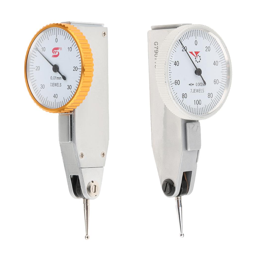 Precision Tool 0.01mm Accuracy Measureing Dial Indicator Gauge with Screw Accessories