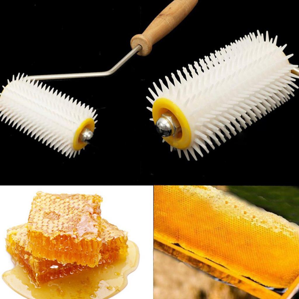 Bee Hive Comb Honey Uncapping Extracting Needle Roller Propolis Collector