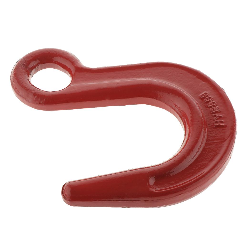 Stainless Steel Eye Hook Lifting Cargo Hook 78mm Opening - 3.8T Max