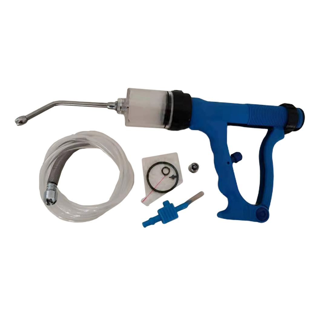 Reusable Livestock Veterinary Automatic Injection Syringe Injector 50ML B