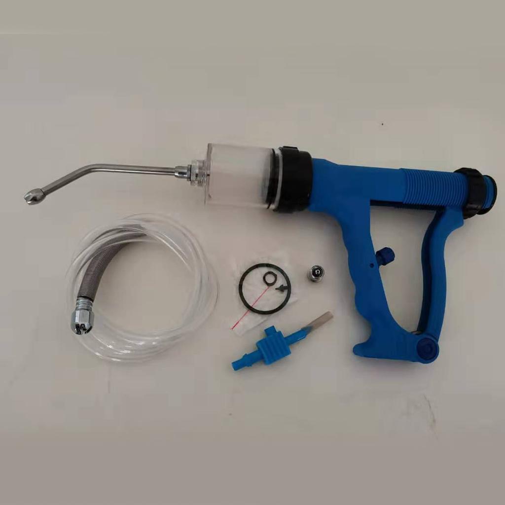 Reusable Livestock Veterinary Automatic Injection Syringe Injector 50ML B