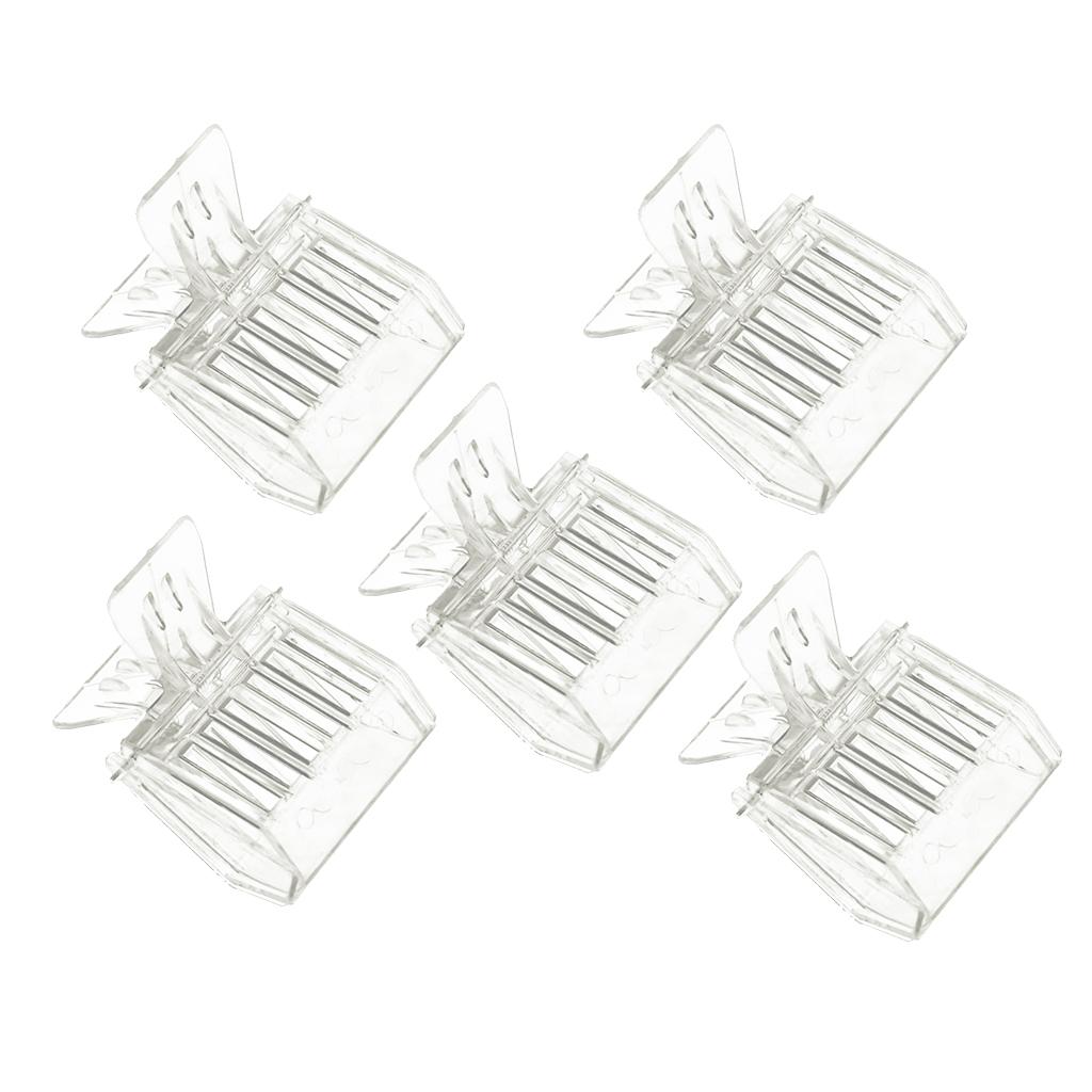 5 Pieces Plastic Queen Bee Catcher Clip Cage Catching Tool Beekeeping Equipment