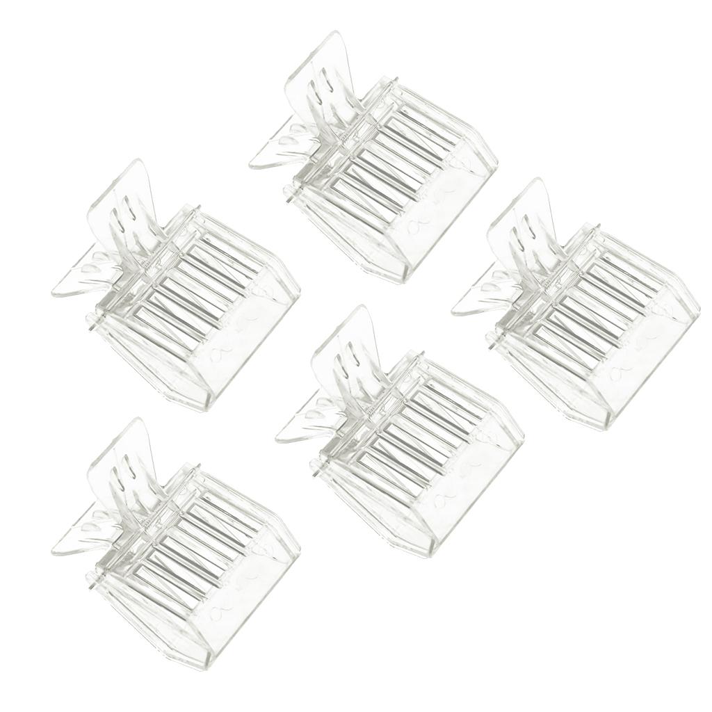 5 Pieces Plastic Queen Bee Catcher Clip Cage Catching Tool Beekeeping Equipment