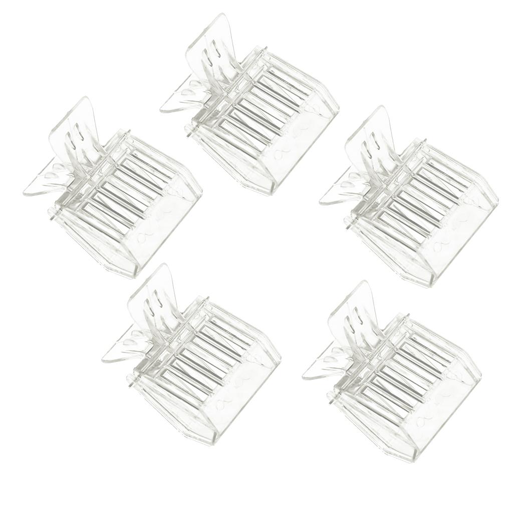 5 Pieces Plastic Queen Bee Catcher Clip Cage Catching Tool Beekeeping Equipment