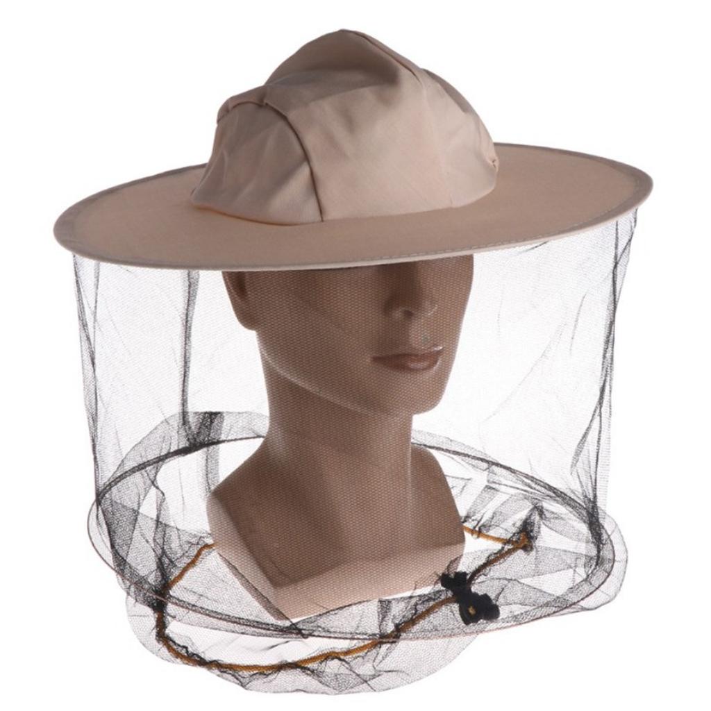 Beekeeping Hat with Veil Anti-mosquito Insect Fly Mask Cap Face Protection