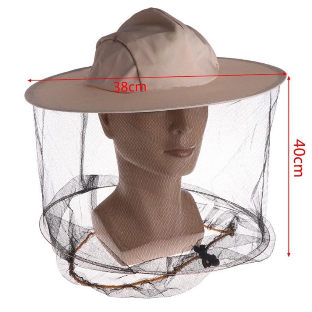 Beekeeping Hat with Veil Anti-mosquito Insect Fly Mask Cap Face Protection