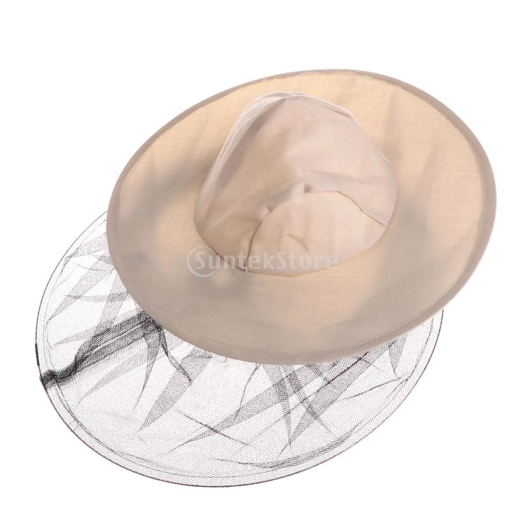 Beekeeping Hat with Veil Anti-mosquito Insect Fly Mask Cap Face Protection