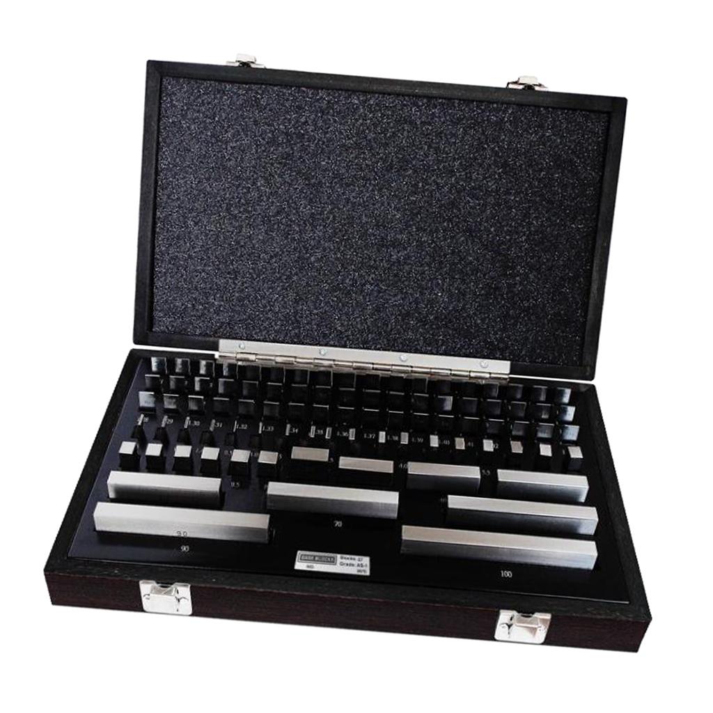 81Pieces Gauge Block High Precision Calibration Block for Caliper/Micrometer