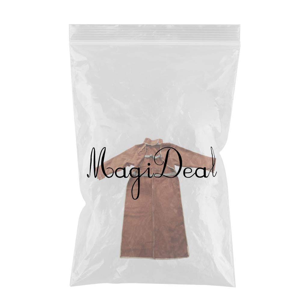 Welder Apron Heat Insulation Welding Artificial Cowhide Made Brown 120x65cm
