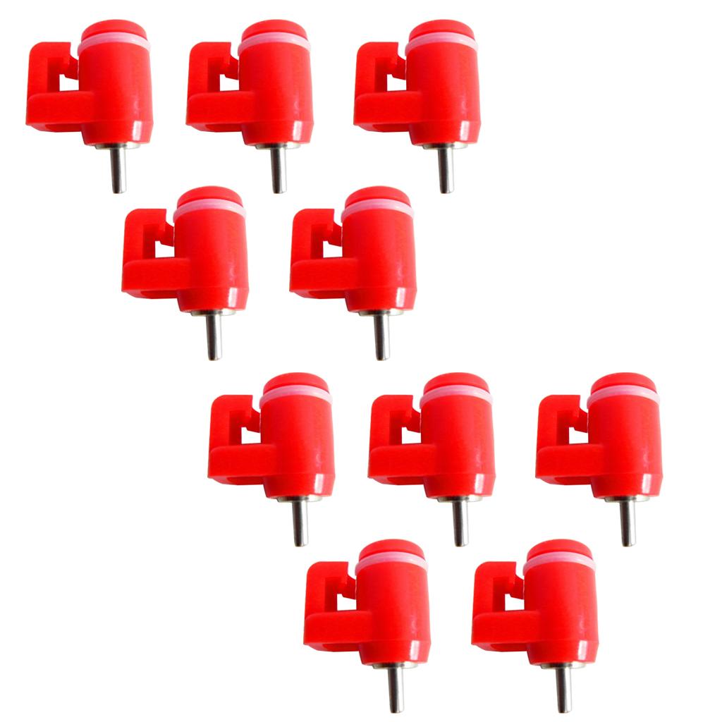 10Pcs Chicken Drinking Fountain Nipple-type Nozzle Separated Head