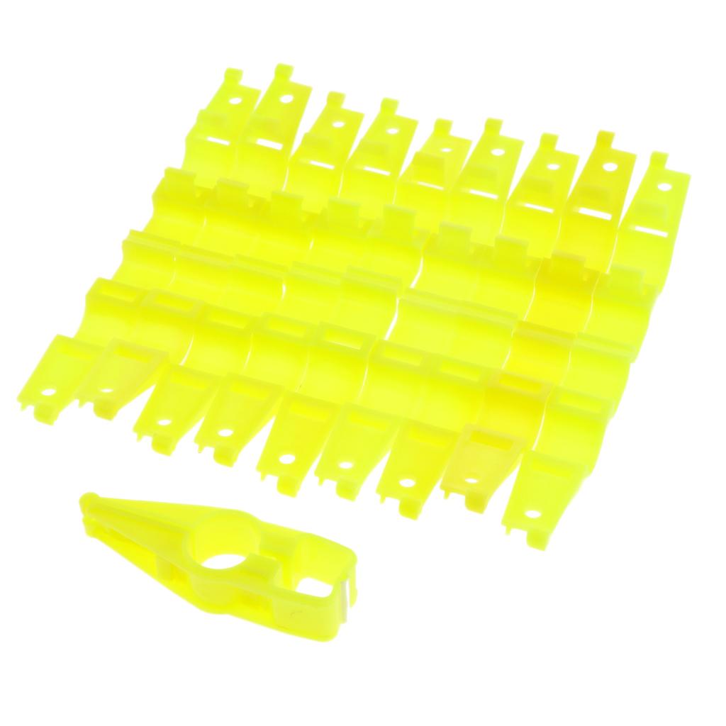 10 Pieces Poultry Chicken House Drinking Waterline Pipe Clip Round Square