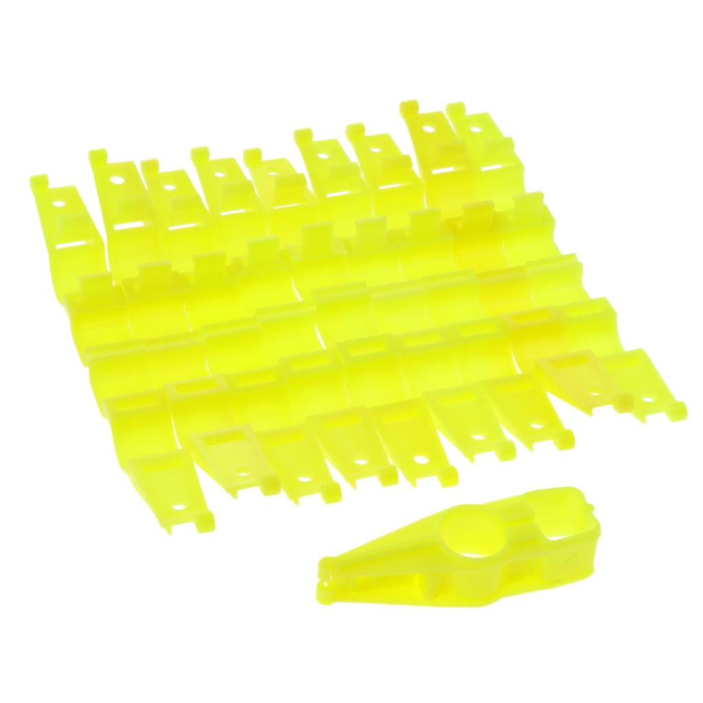 10 Pieces Poultry Chicken House Drinking Waterline Pipe Clip Round Square