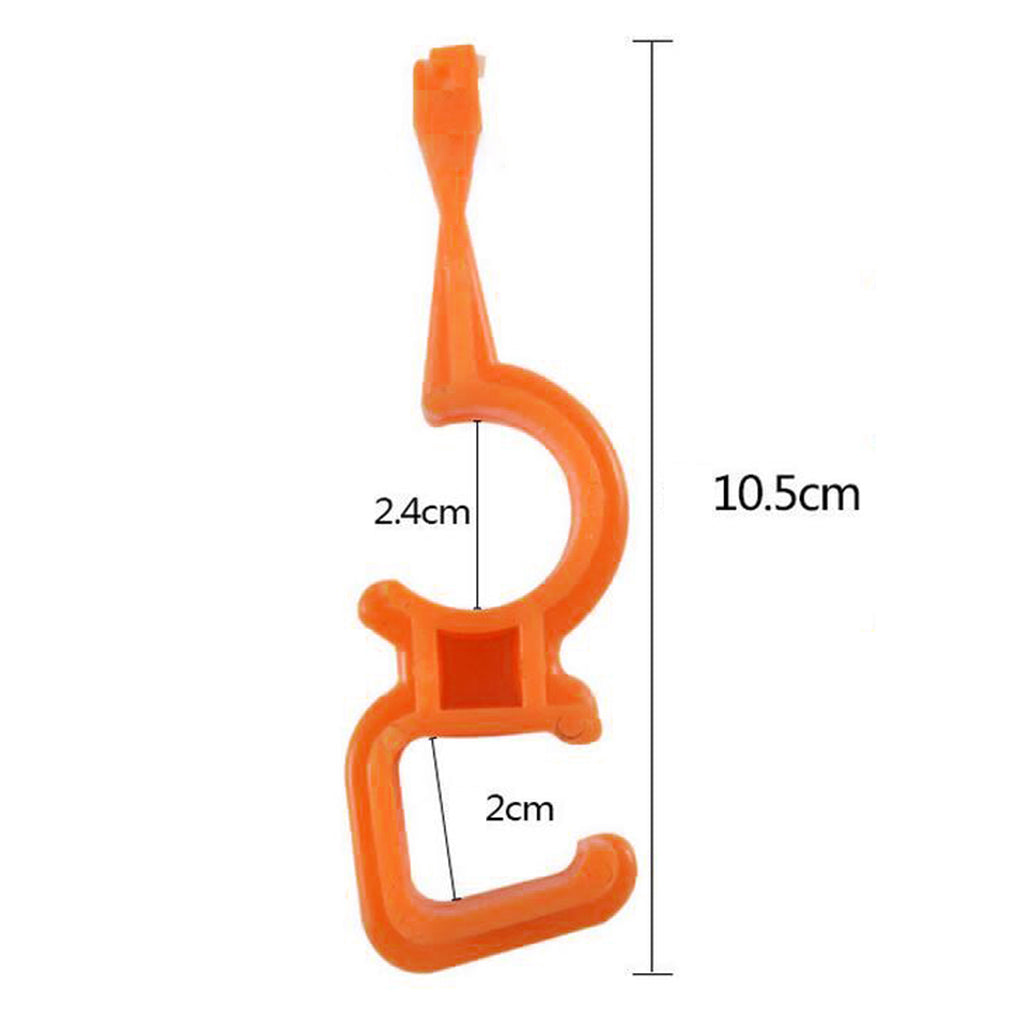 10 Pieces Poultry Chicken House Drinking Waterline Pipe Clip S Square