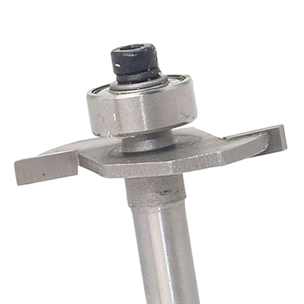 T Slot Rabbeting Biscuit Cutter Router Bit w/Bearing Woodworking Slotting 2