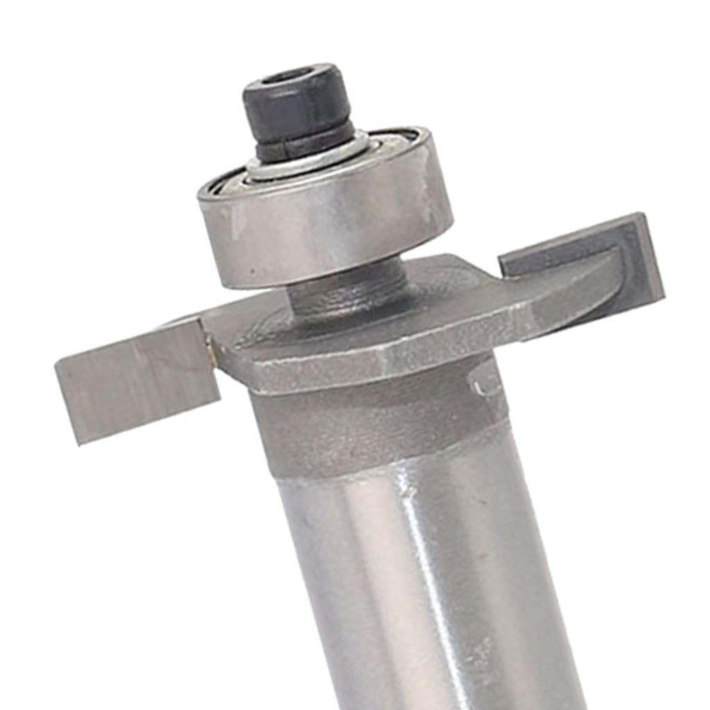 T Slot Rabbeting Biscuit Cutter Router Bit w/Bearing Woodworking Slotting 13