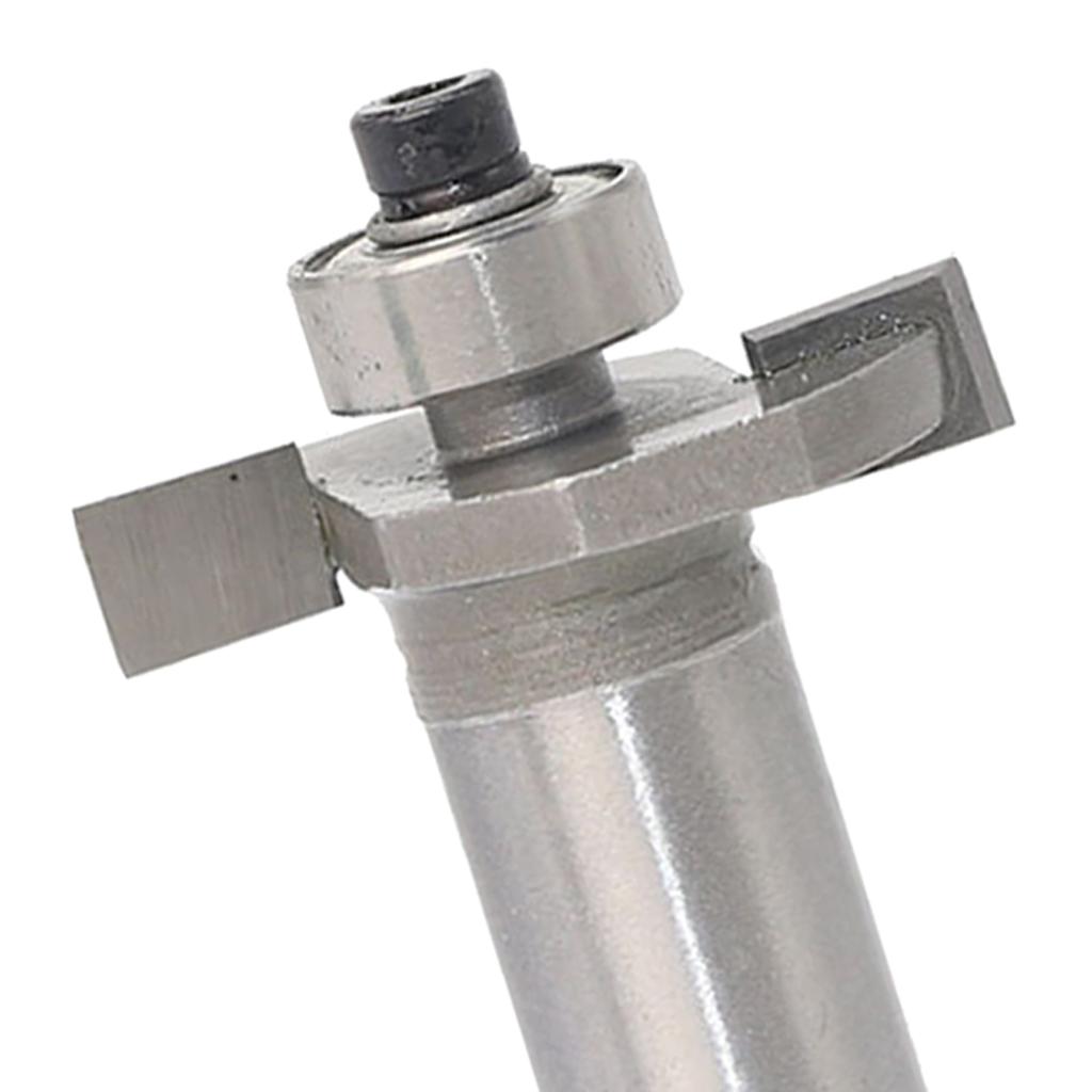 T Slot Rabbeting Biscuit Cutter Router Bit w/Bearing Woodworking Slotting 14