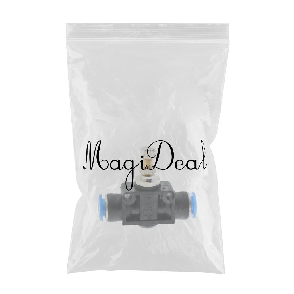 Restrictor Valve Throttle Valve Pneumatic Pneumatic Quick Connector 8mm