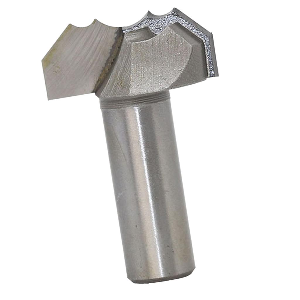 1/2inch Shank Double Arc Dragon Ball Woodworking Router Bit Type 4