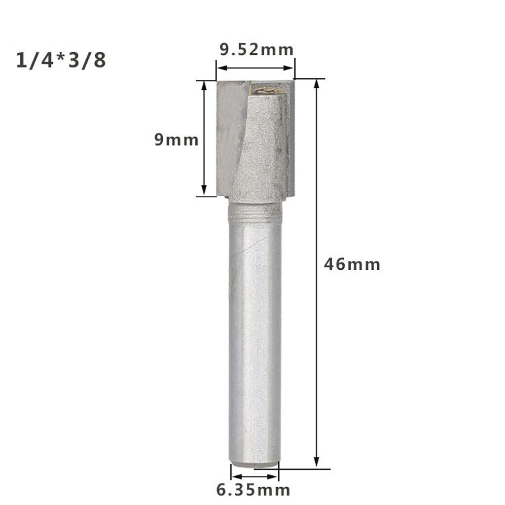 2-Flute Spoil board Bottom Cleaning Surface Planing Router Bit Cutter 1