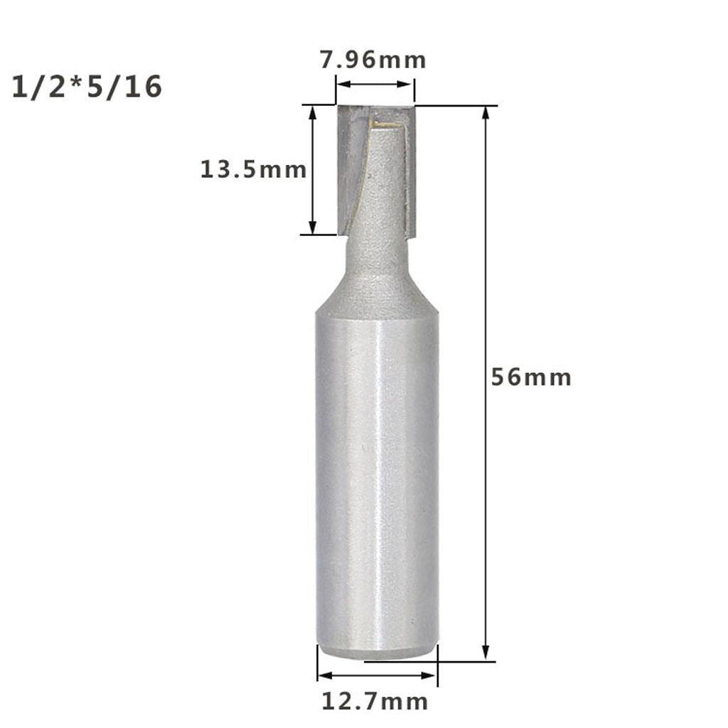 2-Flute Spoil board Bottom Cleaning Surface Planing Router Bit Cutter 7