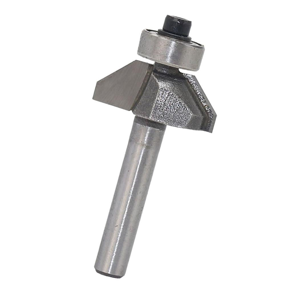 45 degrees Chamfer Router Bit for Carpentry Chamfering Rounding Beveling 2