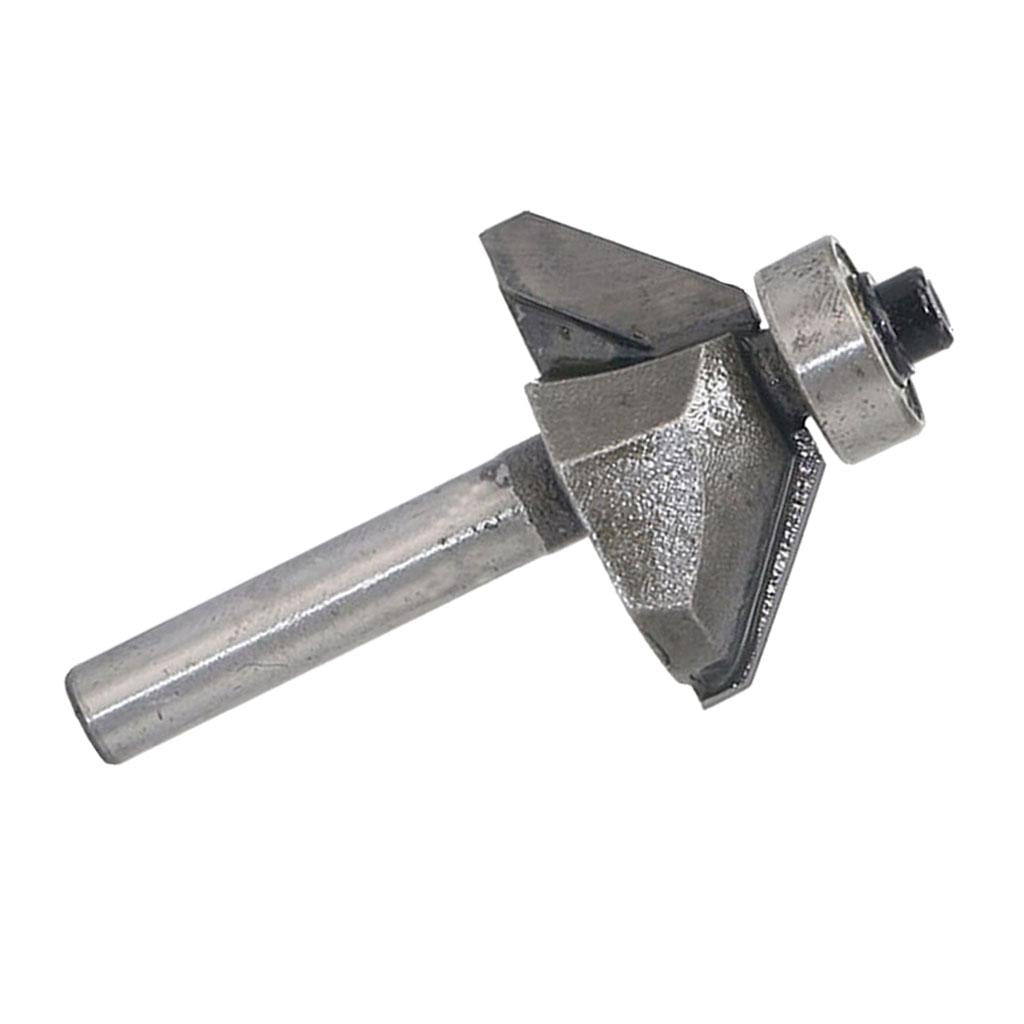 45 degrees Chamfer Router Bit for Carpentry Chamfering Rounding Beveling 4