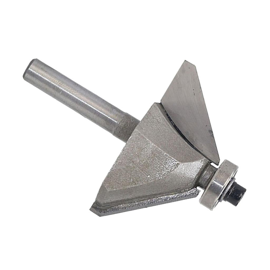 45 degrees Chamfer Router Bit for Carpentry Chamfering Rounding Beveling 6